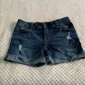 denim girls shorts